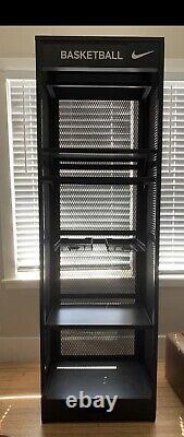 RARE Nike Basketball Store Display Case Rack Shoes/Clothes 84x26x19 Kobe Jordan