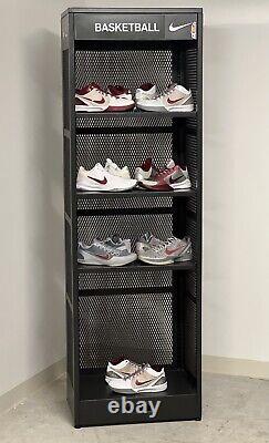 RARE Nike Basketball Store Display Case Rack Shoes/Clothes 84x26x19 Kobe Jordan