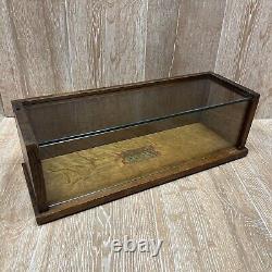 RARE Sealpackerchief General Store Handkerchief Oak And Glass Display Case