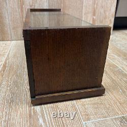 RARE Sealpackerchief General Store Handkerchief Oak And Glass Display Case