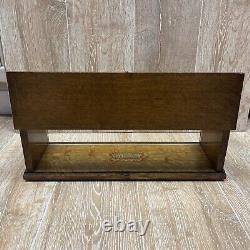 RARE Sealpackerchief General Store Handkerchief Oak And Glass Display Case