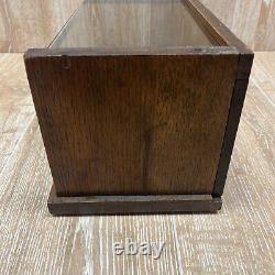 RARE Sealpackerchief General Store Handkerchief Oak And Glass Display Case