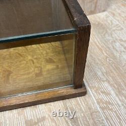 RARE Sealpackerchief General Store Handkerchief Oak And Glass Display Case