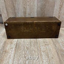 RARE Sealpackerchief General Store Handkerchief Oak And Glass Display Case