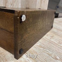 RARE Sealpackerchief General Store Handkerchief Oak And Glass Display Case