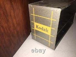 RARE Vintage Kodak Film Store Metal Display Case 16x9x6