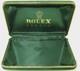 RARE c1950s ROLEX COFFIN SHAPED SILK & FELT LINED MENS STORAGE / DISPLAY CASE