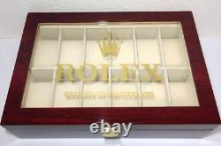 ROLEX Watch Display Case Box Store Novelty