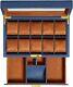 ROTHWELL 10 Slot Leather Watch Box with Valet Drawer Luxury Watch Case Display