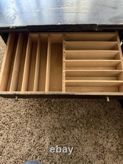 Rare Antique Beauty Supply Cabinet La Cross General Store Display Case 13.5