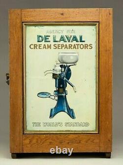 Rare Delaval Cream Separator Country Store Parts & Service Cabinet