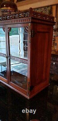 Rare & Fantastic 1883 Lorillard Store Tobacco Cabinet