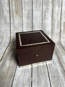 Rare John Hardy Solid Wood Lined Jewelry Storage Display Box Travel Case 2 Level