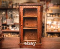 Rare Original Hanford's Balsam Myrrh Medicine Advertising Store Display Cabinet