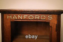 Rare Original Hanford's Balsam Myrrh Medicine Advertising Store Display Cabinet