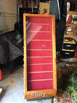 Rare Vintage CASE XX Knife Store Display Cabinet withDrawers 54 Tall Collectible