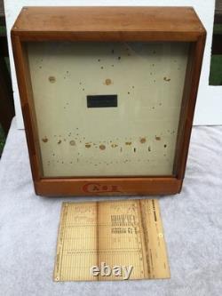 Rare Vtg Case XX Knife 1960's Wood Store Counter Display Case with Key