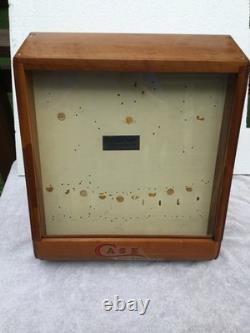 Rare Vtg Case XX Knife 1960's Wood Store Counter Display Case with Key