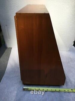 Rare Vtg Case XX Knife 1960's Wood Store Counter Display Case with Key