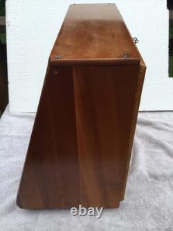 Rare Vtg Case XX Knife 1960's Wood Store Counter Display Case with Key