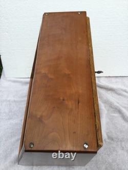 Rare Vtg Case XX Knife 1960's Wood Store Counter Display Case with Key