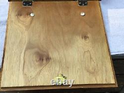 Rare Vtg Case XX Knife 1960's Wood Store Counter Display Case with Key