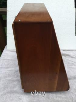 Rare Vtg Case XX Knife 1960's Wood Store Counter Display Case with Key