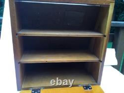 Rare Vtg Case XX Knife 1960's Wood Store Counter Display Case with Key