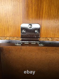 Rare Vtg Case XX Knife 1960's Wood Store Counter Display Case with Key