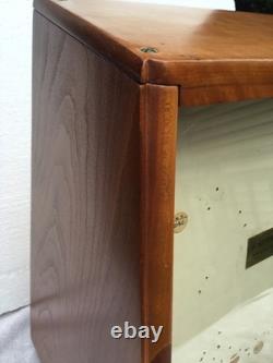 Rare Vtg Case XX Knife 1960's Wood Store Counter Display Case with Key