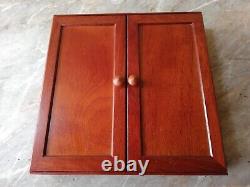 Rare Zippo Wood Storage Collection Display Cabinet Case Box Holder 12 Lighters