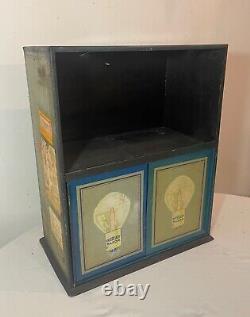 Rare vintage Mazda Eveready automobile lamp bulb store countertop display case