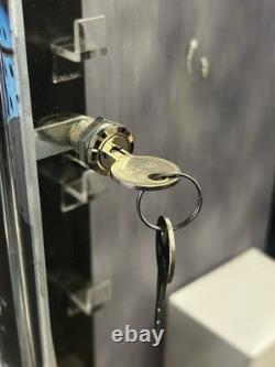 Retail 20 Spot Knives/Knife Display Tower Case with Led Lights & Keys -Spins Locks