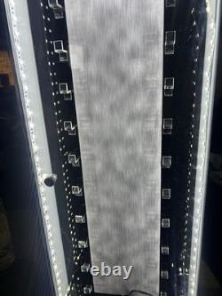 Retail 20 Spot Knives/Knife Display Tower Case with Led Lights & Keys -Spins Locks