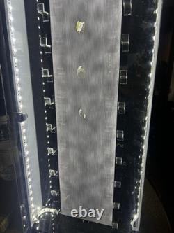 Retail 20 Spot Knives/Knife Display Tower Case with Led Lights & Keys -Spins Locks