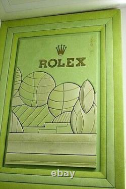 Rolex Rare Store Window Case Swiss Made Luxury Display Authentic