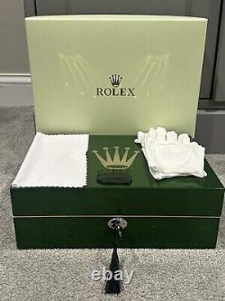 Rolex Watch Box Case Storage Multi 10 Watch Green Display SHIPS FROM USA