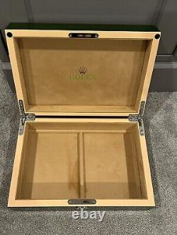 Rolex Watch Box Case Storage Multi 10 Watch Green Display SHIPS FROM USA