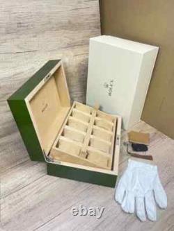 Rolex Watch Display Jewellers Presentation Case Storage Box With Key