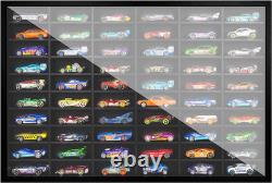SIXPOINTS Diecast Model Car Display Case, 1/64 Scale Hot Stores Up to 60 Cars