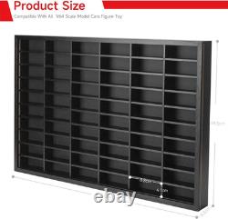 SIXPOINTS Diecast Model Car Display Case, 1/64 Scale Hot Stores Up to 60 Cars