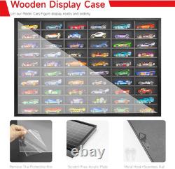 SIXPOINTS Diecast Model Car Display Case, 1/64 Scale Hot Stores Up to 60 Cars