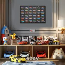 SIXPOINTS Diecast Model Car Display Case, 1/64 Scale Hot Stores Up to 60 Cars
