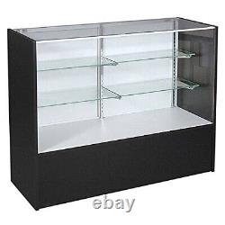 SSWBasics Black Display Case (48 inch Full Vision) Ready to Assemble 48