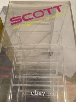 Scott USA Display Case with Lock and Key Included Clear Acrylic