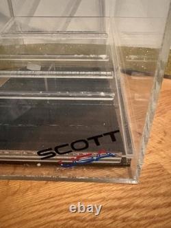Scott USA Display Case with Lock and Key Included Clear Acrylic