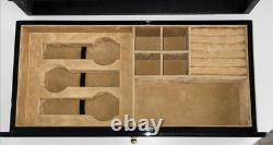 Securo 3-Slot Watch Winder Box Storage Unit Display Case Black