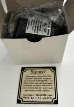 Securo 3-Slot Watch Winder Box Storage Unit Display Case Black