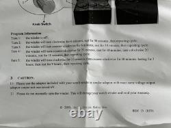 Securo 3-Slot Watch Winder Box Storage Unit Display Case Black