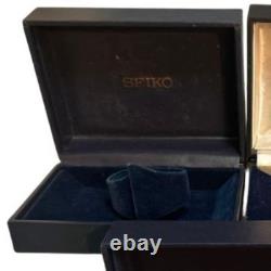 Seiko Watch Empty Box Set 3 Pieces Original Storage Display Case Collection